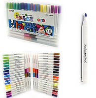 Набір акрилових скетчмаркерів 48 кольорів трикутн. корпус Aodemei