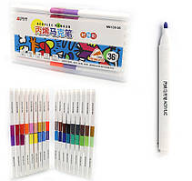 Набір акрилових скетчмаркерів 36 кольорів трикутн. корпус Aodemei