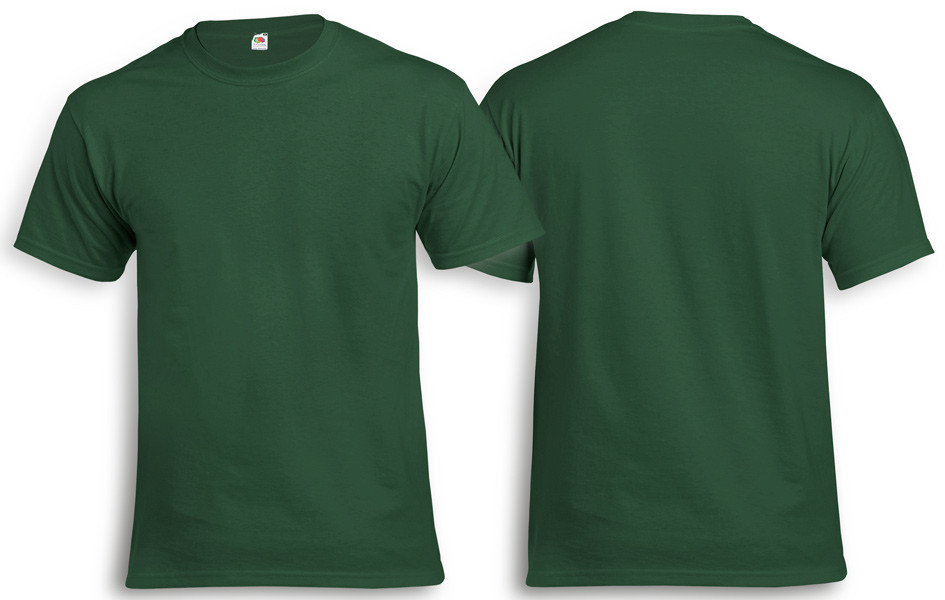 Футболка мужская Fruit Of The Loom темно-зеленая (ID#1411986084), цена ...