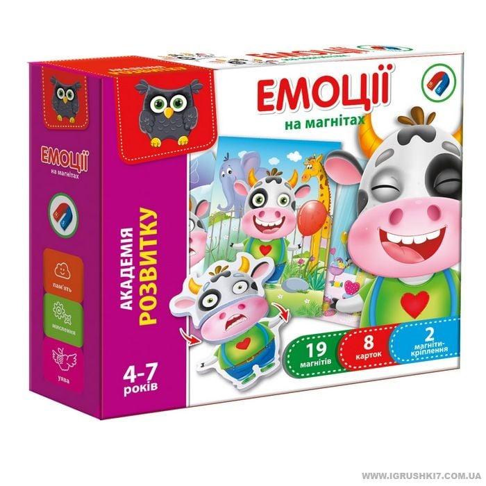 Гра настільна магнітна "Емоції" (укр) VT5422-05