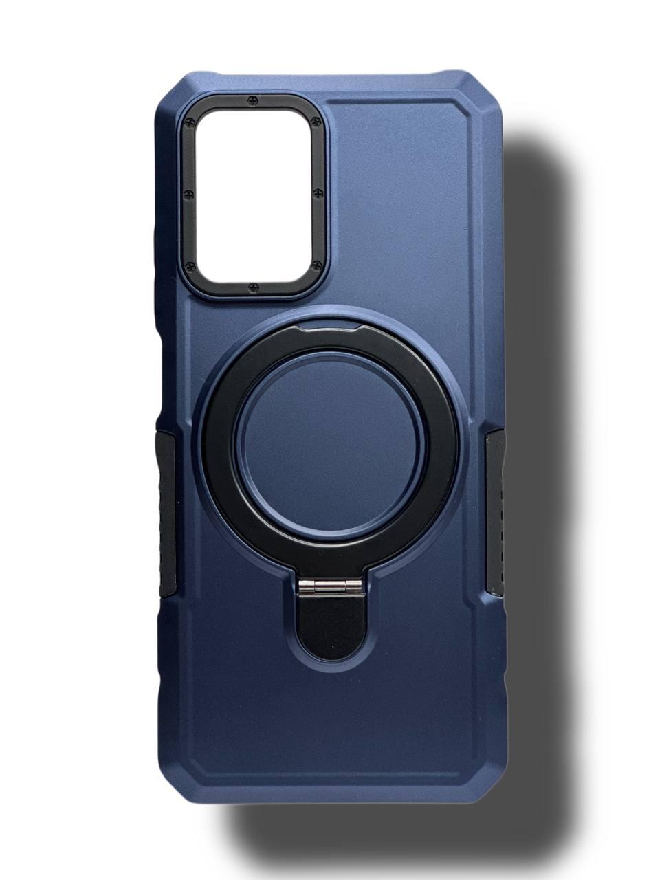 Протиударний чохол Pivot для Xiaomi Redmi 10 2022 з кільцем підставкою синій