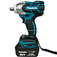 Гайковерт акумуляторний ударний безщітковий Makita DTW301 (36V 5A) з набором головок і насадок, фото 5
