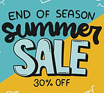 Оголошуємо великий "Тотальний літній розпродаж" - знижки до 30% 🌞🏖️