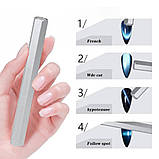 Магніт для гель-лаку посилений двосторонній (срібло), фото 2