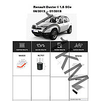 Комплект фільтрів Renault Duster I 1.6 SCe (2015-2018) WIX
