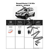 Комплект фільтрів Renault Duster I 1.6 SCe (2015-2018) WIX