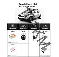 Комплект фільтрів Renault Duster I 2.0 (2011-2018) WIX