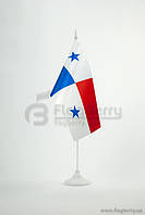 Прапорець Панама, 13,5х25 см, атлас щільний,2-х сторонній