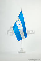 Прапорець Гондурас, 13,5х25 см, атлас щільний,2-х сторонній