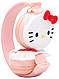 Дитячі бездротові bluetooth-навушники Hello Kitty BIG KR9900, великі дитячі навушники Хело Киті, рожеві, фото 8