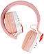 Дитячі бездротові bluetooth-навушники Hello Kitty BIG KR9900, великі дитячі навушники Хело Киті, рожеві, фото 3