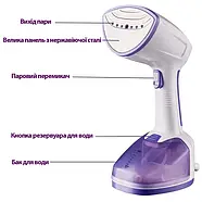 Ручний відпарювач для одягу SAYONA SZJ-528 1200 Вт Відпарювач для всіх видів тканини, фото 2