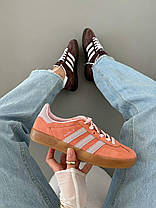 Жіночі Кросівки Adidas Gazelle Indoor Orange White / Адідас Газелі Індор Помаранчеві з Білим, фото 3