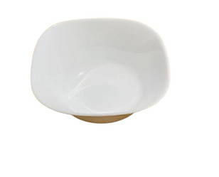 Салатник Vinnarc Carina White квадратний 14х14 см склокераміка (FSW55)