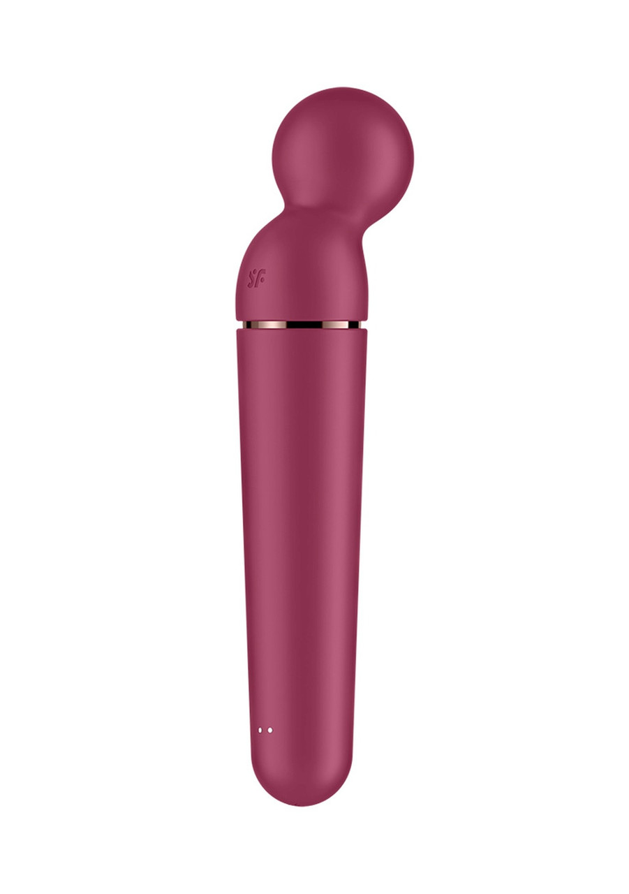 Мікрофон Satisfyer Planet Wand-er для масажу та точкової стимуляції ерогенних зон, бордовий Кітті