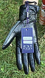 Комбіновані рукавички на вовняній підкладці., фото 2
