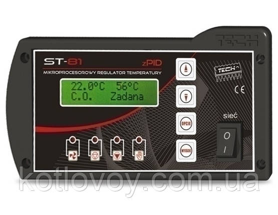 Автоматика для твердопаливного котла TECH ST 81 zPID на два насоси, фото 1