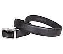 Чоловічий ремінь зі штучної шкіри під штани 330759 чорний, фото 6