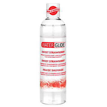 ПОТЕРТА БУТИЛКА! Лубрикант з ароматом полуниці WaterGlide Sweet Strawberry 300 ml Bomba💣