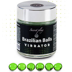 ПОТЕРТА БАНКА! Великий набір вібраційних кульок 6 VIBRATOR BRAZILIAN BALLS JAR 18+