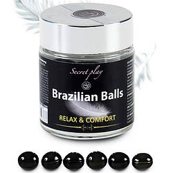 Потерта Банка! Великий набір бразильських кульок 6 RELAX&COMFORT EFFECT BRAZILIAN BALLS 18+