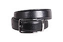 Чоловічий ремінь зі штучної шкіри під штани 230744 чорний, фото 2
