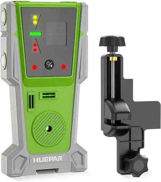 Лазерний приймач Huepar LR-8RG для лазерних рівнів (зелений/червоний промінь)
