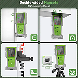 Лазерний приймач Huepar LR-8RG для лазерних рівнів (зелений/червоний промінь), фото 7