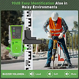 Лазерний приймач Huepar LR-8RG для лазерних рівнів (зелений/червоний промінь), фото 8