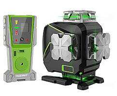 Лазерний рівень нівелір Huepar S04CG Premium + приймач