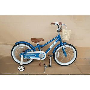 Велосипед дитячий двоколісний на алюмінієвій рамі RoyalBaby Eurocle 18" зріст 110-130 см вік 5-8 років Синій