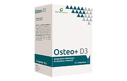 Osteo і D3 кальцій і вітамін Д3 у високобіодоступній формулі No60 Нутріфарму