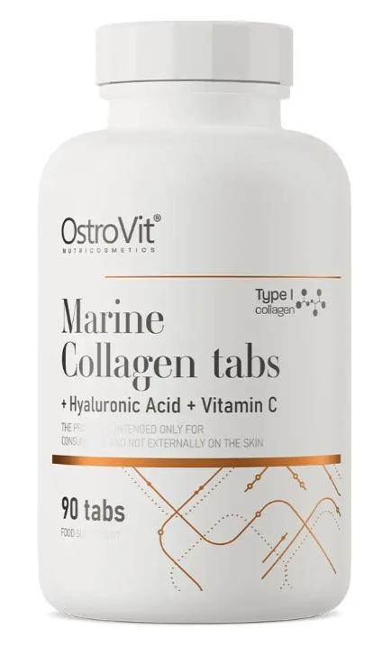 OstroVit Marine Collagen with Hyaluronic Acid and Vitamin C 90 капсул