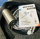 Змішувач для кухні Mixxus SUS-021 REFL.BLACK із силіконовим виливом із нержавіючої ст.SUS304 + вихід для питної води, фото 6