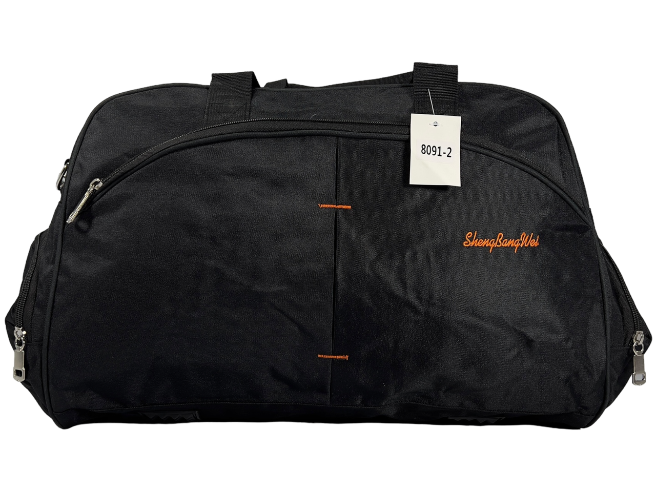 Дорожня сумка ShengBengWei на два відділення 8091-2-5 чорна, фото 1