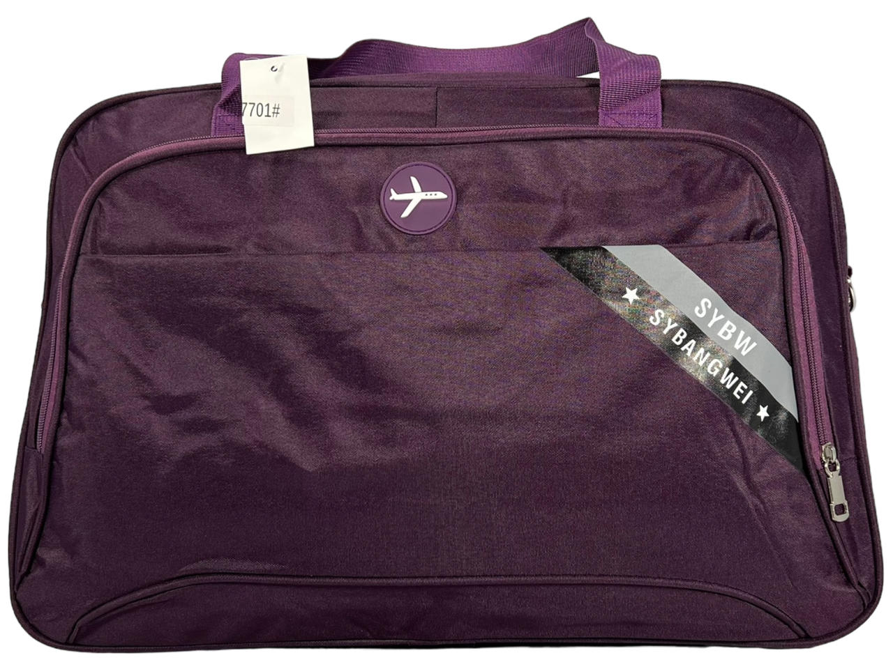 Дорожня сумка на три відділення, 42 л, фіолетова, фото 1