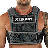 Жилет обтяжувач з регульованою вагою Zelart Weigth Vest 1,5-15кг для тренування витривалості, фото 6
