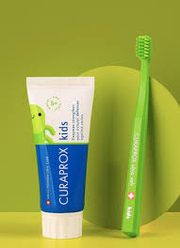 Зубна Паста дитяча Curaprox KIDS (М'ЯТА), 60 МЛ