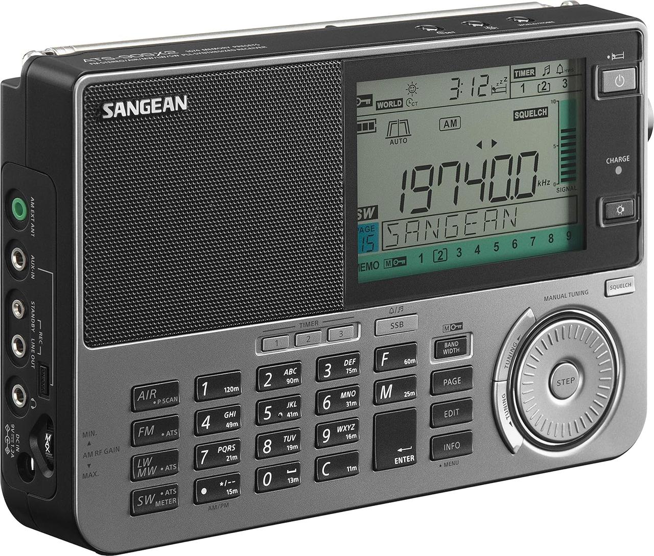 Sangean ATS-909X2 LW/MW/SW/FM/AIR/SSB Портативний цифровий приймач