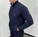 Чоловіча кофта на змійці Calvin Klein H4614 синя, фото 3