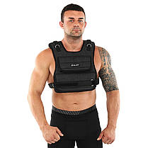 Жилет обтяжувач з регульованою вагою Zelart Weigth Vest 0,5-10кг з металевими брусками, фото 4