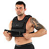 Жилет обтяжувач з регульованою вагою Zelart Weigth Vest 0,5-10кг з металевими брусками, фото 8
