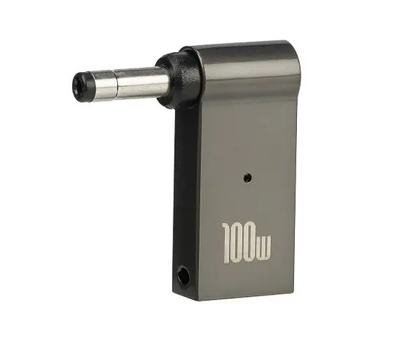 USB Type-C 100W адаптер живлення DC 4.0*1.7 Lenovo для заряджання ноутбука від повербанка USB або зарядки PD, фото 1