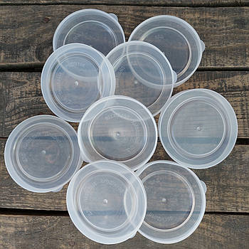 Кришка пластик на банку біла