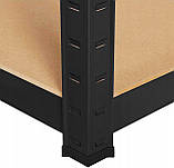 Стелаж для зберігання Funfit Home&office 180x90x40 см макс. навантаження 175 кг металеві стелажі для зберігання, міцні, фото 10