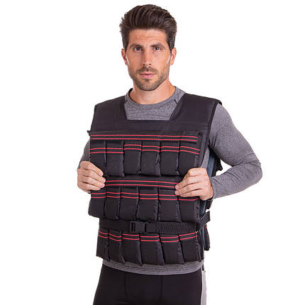 Жилет обтяжувач з регульованою вагою SP-Planeta Weigth Vest 0,5-10 кг для тренування витривалості, фото 1