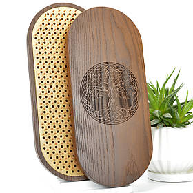 Дошка з цвяхами для йоги , дошки садху термоясен з мідними цвяхами , натуральне дерево, для новачків "Дерево життя"