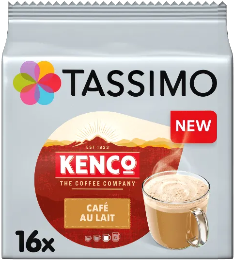 Кава в капсулах Тассімо - Tassimo Kenco Cafe Au Lait (16 порцій)