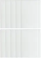 Папка картонна на резинці Barbara а4 250г біла х 50 шт