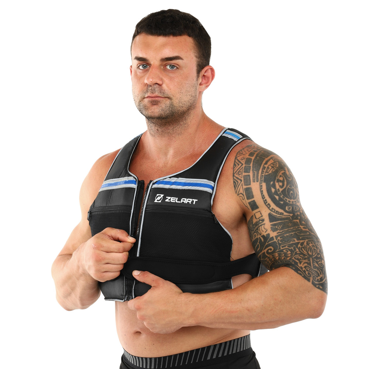 Жилет обтяжувач з регульованою вагою Record Weigth Vest 0,5-10 кг для тренування витривалості